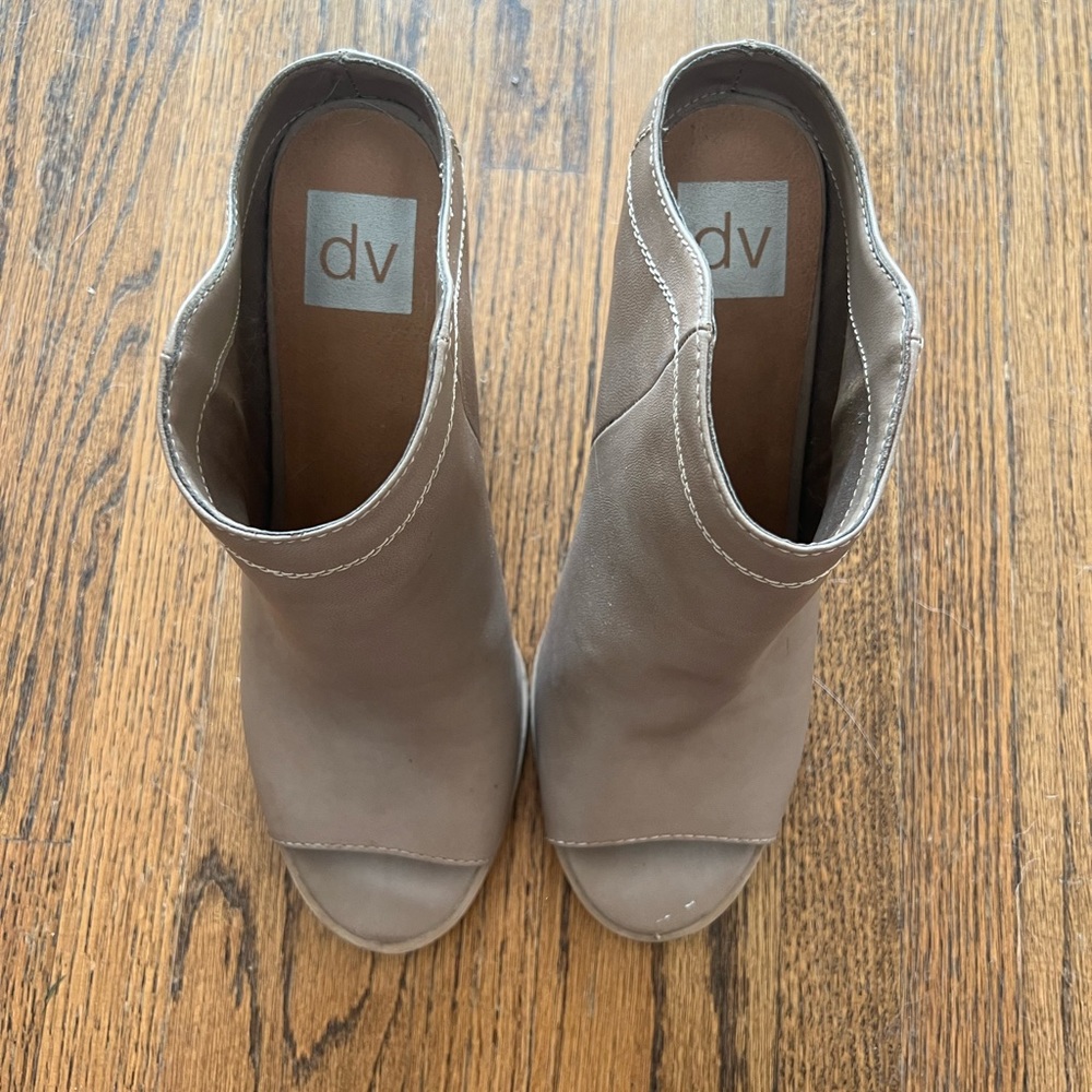 Dolce Vita Block Heel Open Toe Booties - image 2